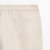 Pantalon en lin Total Look avec détail à la taille