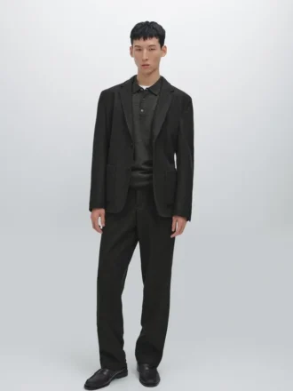 Pantalon en mélange de laine