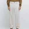 Pantalon en sergé de coton avec ceinture élastiquée Pantalon en sergé de coton avec ceinture élastiquée