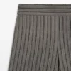 Pantalon à jambes larges avec détails rayés