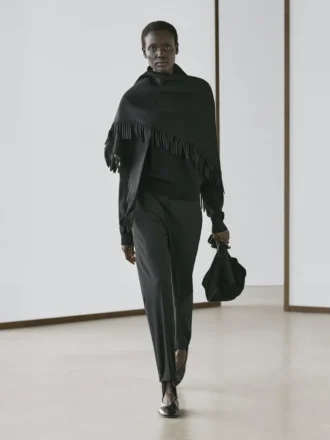 Pantalon à ourlets élastiqués