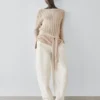 Pantalon sarouel en mélange de lin Pantalon sarouel en mélange de lin