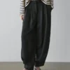 Pantalon sarouel en tissu fluide Pantalon sarouel en tissu fluide