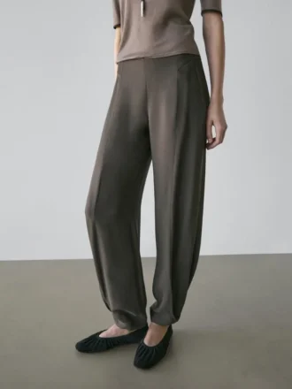 Pantalon sarouel fluide