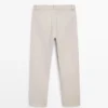 Pantalon semi-jogger en lin Pantalon semi-jogger en lin