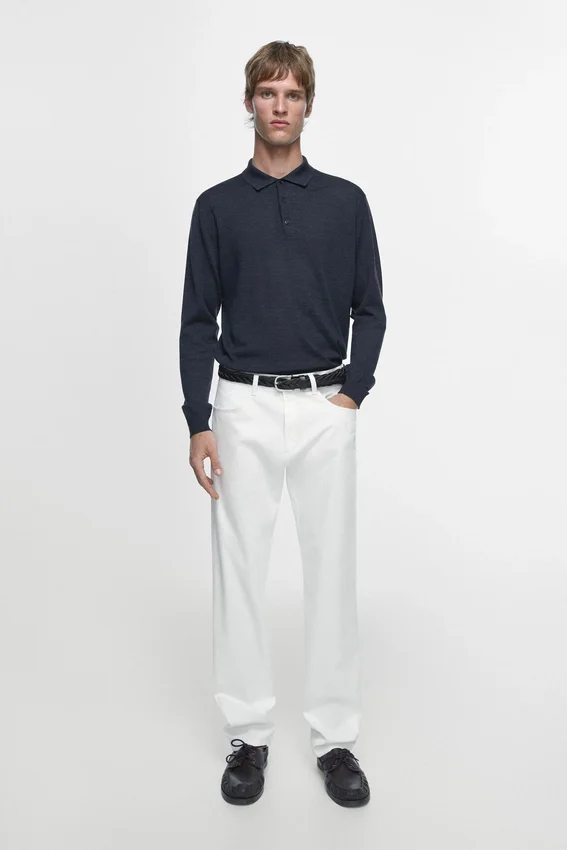 Pantalon slim effet denim Pantalon slim effet denim