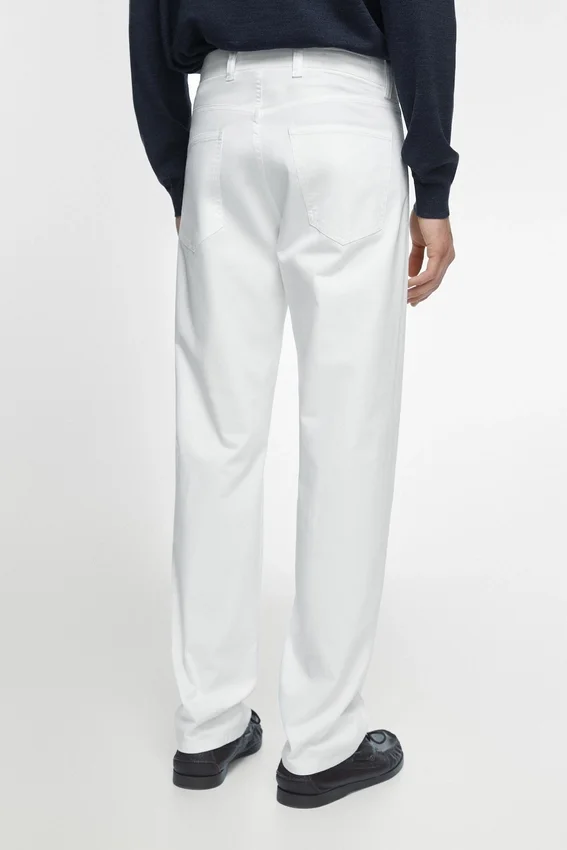 Pantalon slim effet denim Pantalon slim effet denim