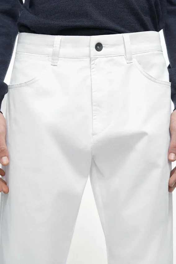 Pantalon slim effet denim Pantalon slim effet denim