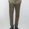 Pantalon slim en coton mélangé Pantalon slim en coton mélangé