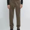 Pantalon slim à micro-texture Pantalon slim à micro-texture