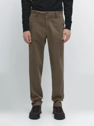 Pantalon slim à micro-texture