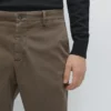Pantalon slim à micro-texture Pantalon slim à micro-texture