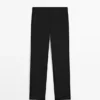 Pantalon technique à coupe droite Pantalon technique à coupe droite