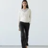 Pantalon évasé 100 % lin Pantalon évasé 100 % lin
