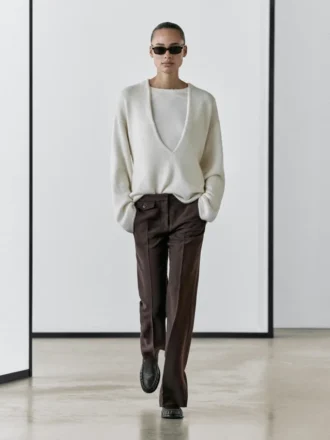 Pantalon évasé avec poche Pantalon évasé avec poche