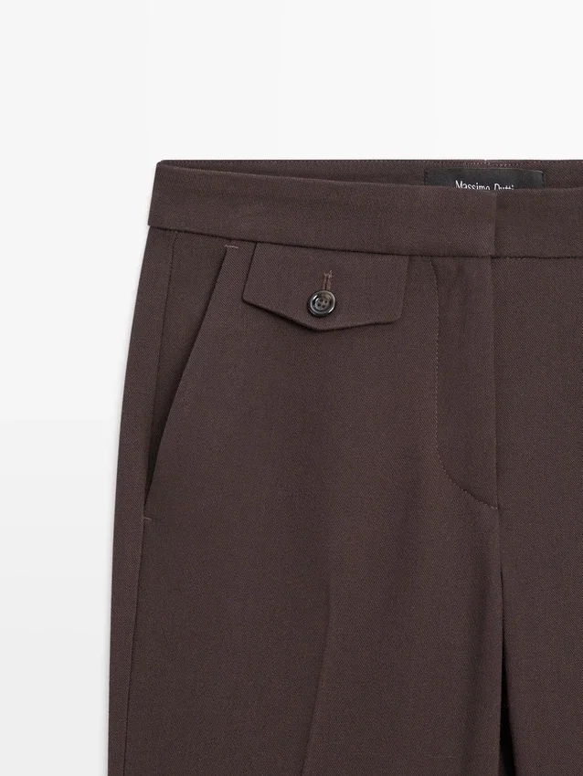 Pantalon évasé avec poche Pantalon évasé avec poche