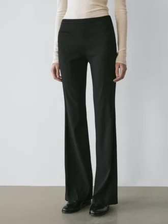 Pantalon évasé avec poche