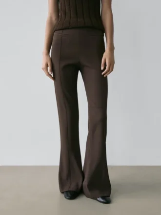Pantalon évasé avec poche