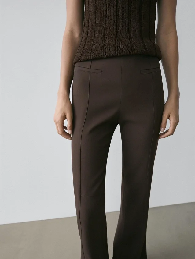 Pantalon évasé avec poche Pantalon évasé avec poche
