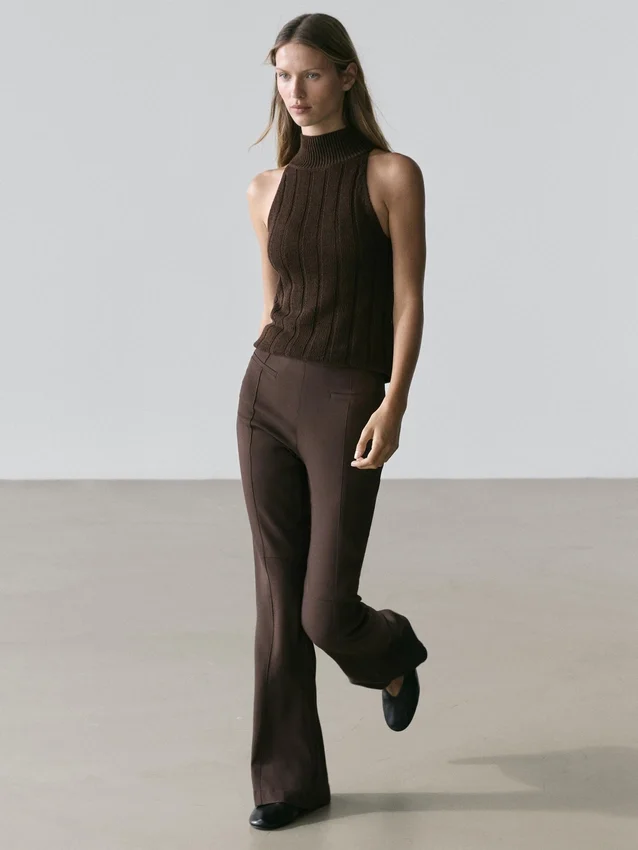 Pantalon évasé avec poche Pantalon évasé avec poche
