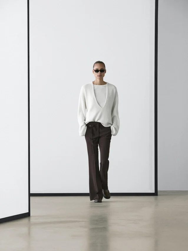 Pantalon évasé avec poche Pantalon évasé avec poche