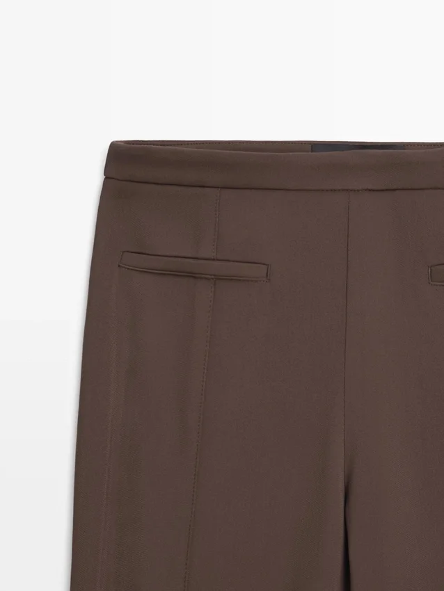 Pantalon évasé avec poche Pantalon évasé avec poche