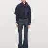 Pantalon évasé ciré Pantalon évasé ciré