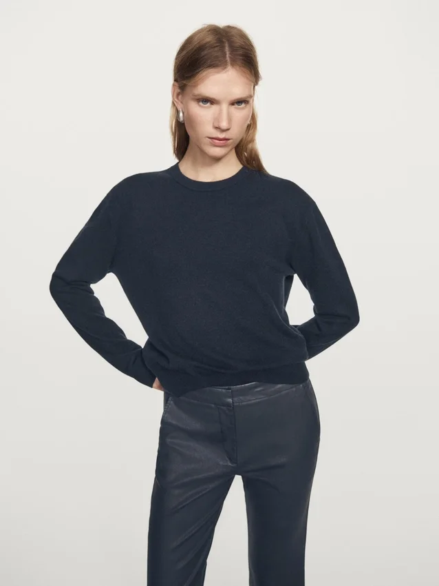 Pantalon évasé ciré Pantalon évasé ciré