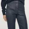 Pantalon évasé ciré Pantalon évasé ciré
