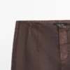 Pantalon évasé ciré Pantalon évasé ciré
