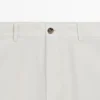 Pantalons ajustés en coton et lin Pantalons ajustés en coton et lin