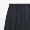 Pantalons ample en mélange de laine avec pinces Pantalons ample en mélange de laine avec pinces