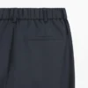 Pantalons ample en mélange de laine avec pinces Pantalons ample en mélange de laine avec pinces