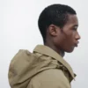 Parka en mélange de coton avec poches Parka en mélange de coton avec poches