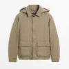 Parka en mélange de coton avec poches Parka en mélange de coton avec poches