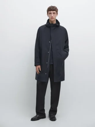 Parka longue à capuche