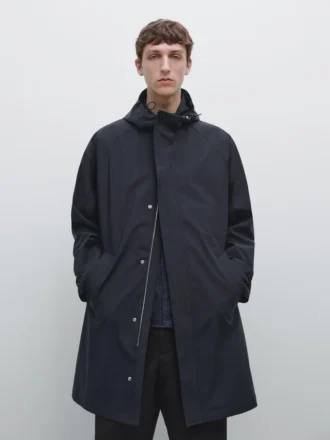 Parka longue à capuche
