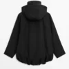 Parka longue en tissu technique Parka longue en tissu technique