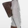 Petit sac à bandoulière en cuir tressé Petit sac à bandoulière en cuir tressé
