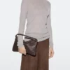 Petit sac à bandoulière en cuir tressé Petit sac à bandoulière en cuir tressé