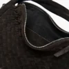 Petit sac en cuir refendu tressé Petit sac en cuir refendu tressé