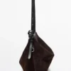Petit sac en cuir suédé refendu Petit sac en cuir suédé refendu