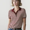 Polos en coton avec détails rayés Polos en coton avec détails rayés