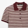 Polos en coton avec détails rayés Polos en coton avec détails rayés