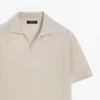 Polos en maille à col en V