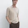 Polos en maille à col en V