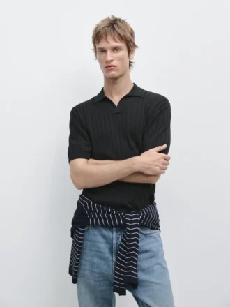 Polos en maille torsadée