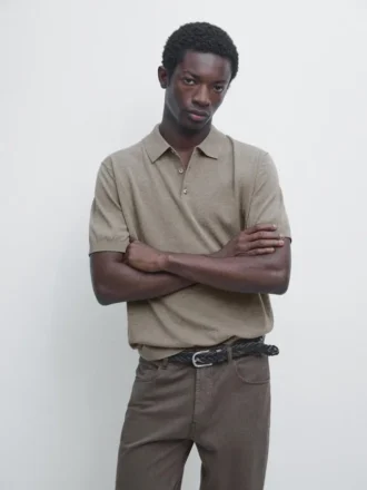 Polos en tricot de coton