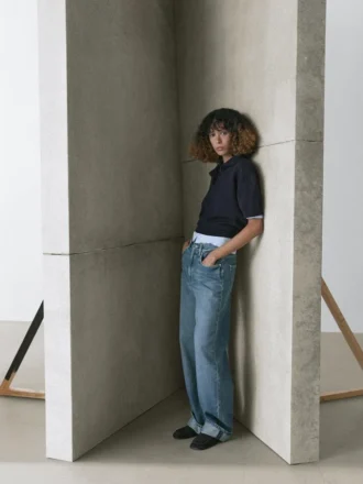 Polos en tricot mélangé laine