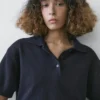 Polos en tricot mélangé laine